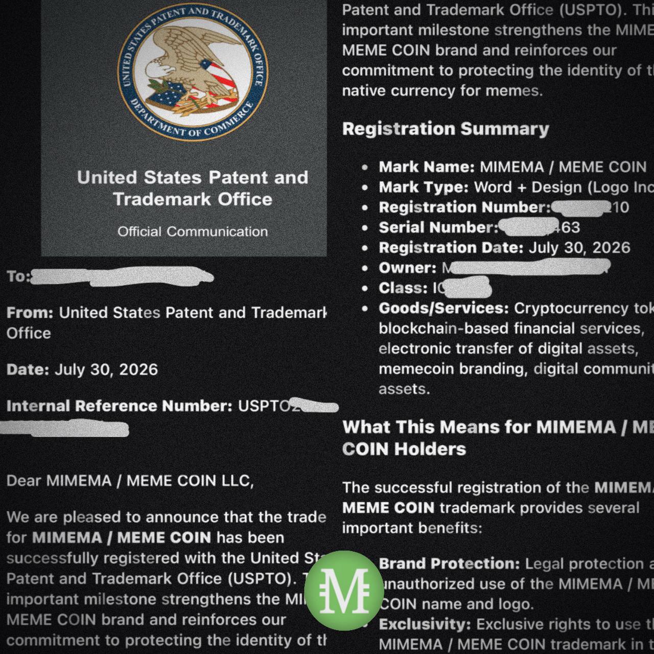 Trademark Certificate I