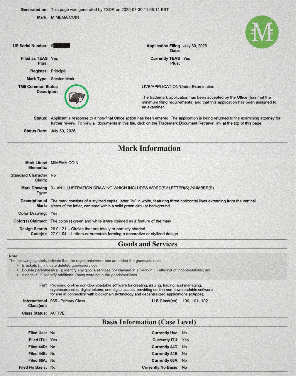 Trademark Certificate II